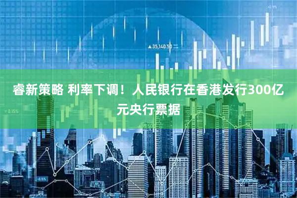 睿新策略 利率下调！人民银行在香港发行300亿元央行票据